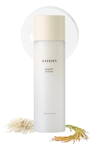 HAYEJIN RiceFila Face Oil Rice Toner Korean Skin Care Products | Hydrating Facial Toner for Sensitive Skin | Facial Oil Skin Rice Toner for Face Korean | Rice Moisturizer Face Toner (5.07 Fl. Oz)