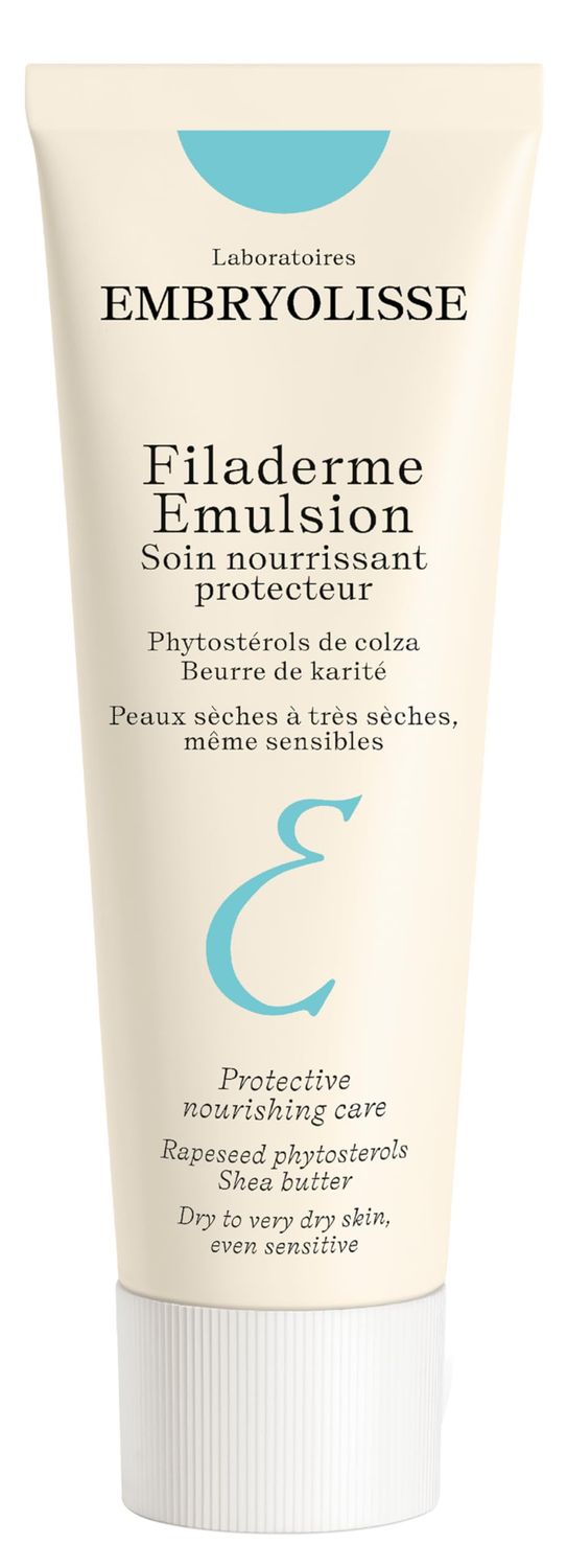 Embryolisse Filaderme Emulsion. Hydrating Face Moisturizer &amp; Intensive Nourishing Repair for Dry to Very Dry Skin, With Aloe Vera &amp; Shea Butter, 2.54 Fl Oz