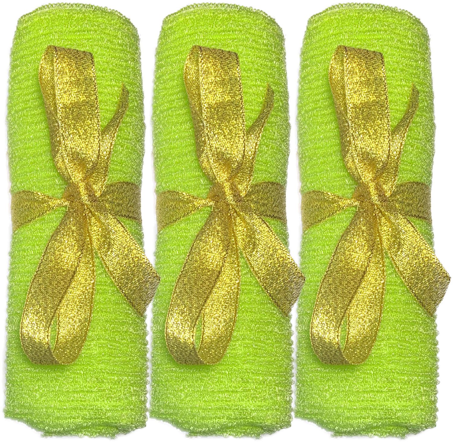 3 pcs/Set Long Home Sauna Spa Exfoliating Nylon Bath Cloth/Towel - Body Back Scrubber - Magic Shower Washcloth for Body - Shower Scrubber - Remove Dead Skin - Great for Skin Care in The Bath