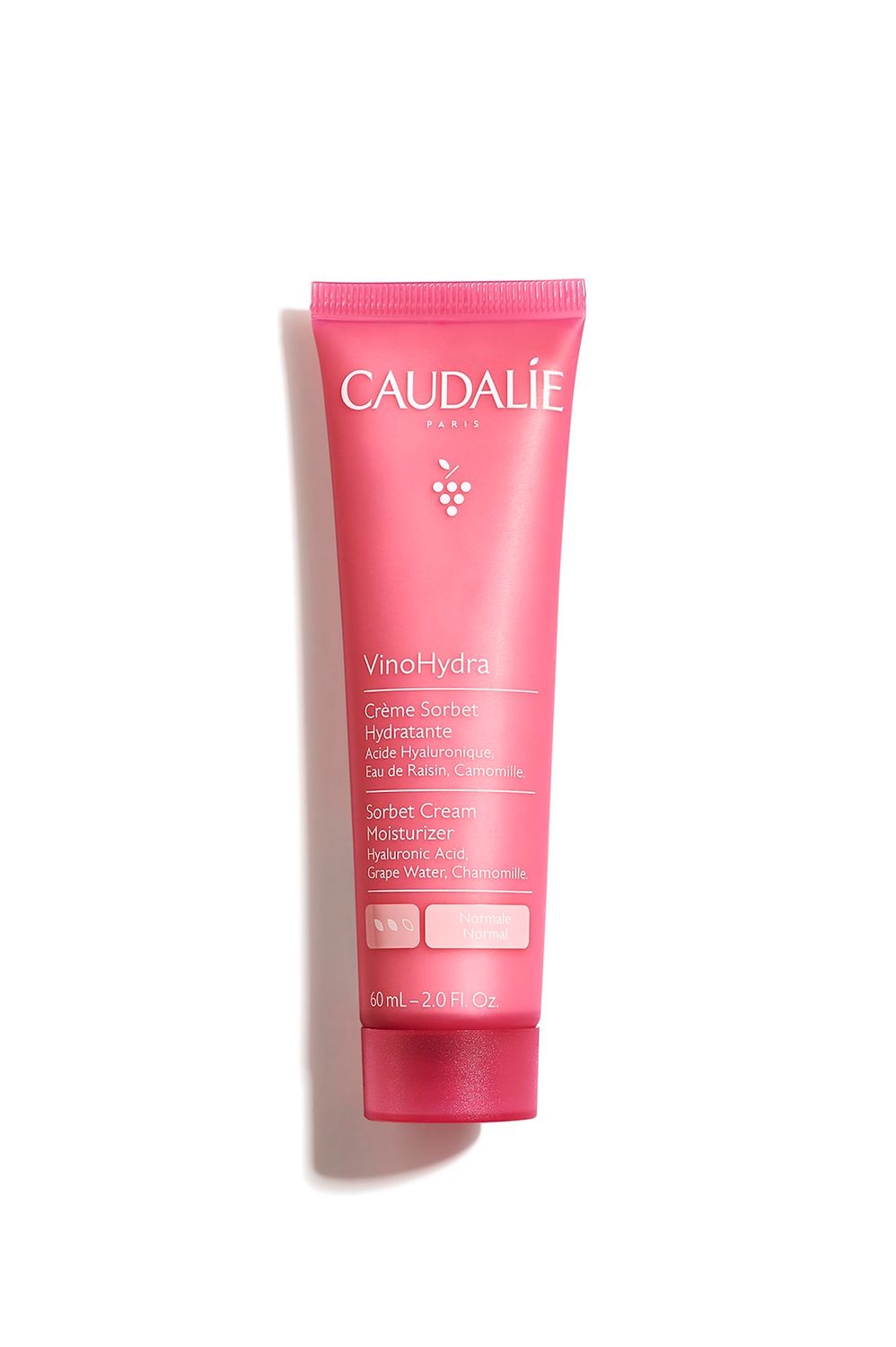 Caudalie VinoHydra Sorbet Cream Moisturizer with Hyaluronic Acid, 2 Fl Oz