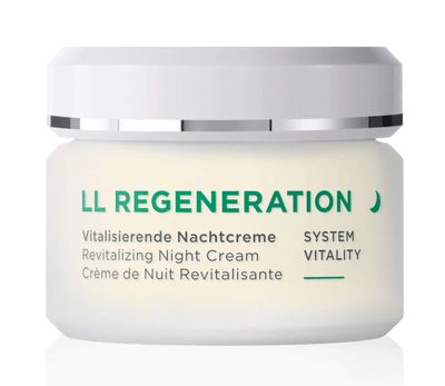 ANNEMARIE BRLIND - LL REGENERATION Revitalizing Night Cream - Natural Anti Aging Vitamin C, E and Retinoid Face Cream for Visibly Firmer and Wrinkle Free Skin - Step 4 of 5-1.69 Oz.