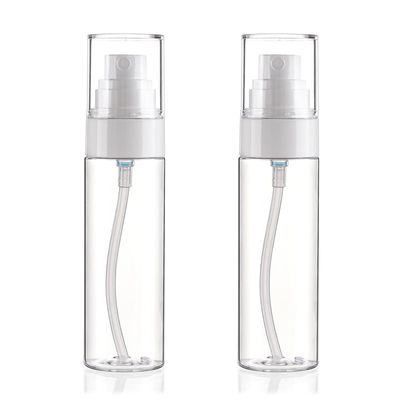 Fine Mist Spray Bottle Plastic Spray Bottles 3.4oz/100ml 2Pack Makeup Setting Sprayer TSA Approved Empty Cosmetic Refillable Travel Bottle Water Perfume Essential Oils Skincare Makeup Lotion Hair Mist
