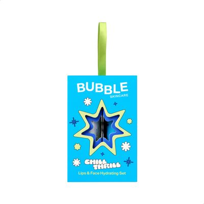 Bubble Skincare Chill Thrill Gift Set - Cloud Surf Face Moisturizer &amp; Tell All Lip Balm - Hydrating Lip Care and Face Cream - Preppy Skincare Suitable for Sensitive Skin (2 Count)