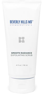 Beverly Hills MD Smooth Radiance Exfoliating Scrub for Aging Skin, Daily Gel Formula for Smooth Skin- Target Dead Skin Cells, Oil, Large Pores w/Crystalide Peptides, Niacinamide, Hyaluronic Booster