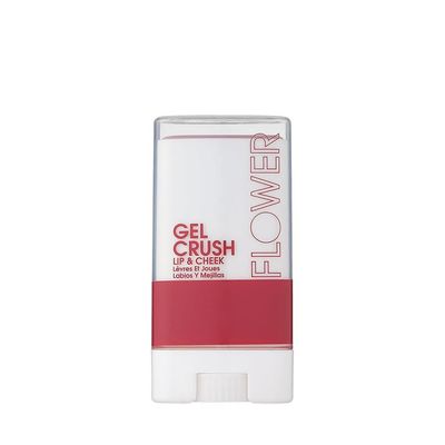 FLOWER Beauty Lip &amp; Cheek Gel Crush | Cream Blush and Lips Tint in One Portable Multistick | Hydrating Burst of Color | (Blackberry)