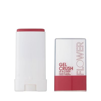 FLOWER Beauty Lip &amp; Cheek Gel Crush | Cream Blush and Lips Tint in One Portable Multistick | Hydrating Burst of Color | (Blackberry)