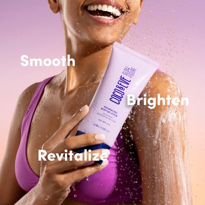 Coco & Eve Resurfacing Body Gel Scrub - Exfoliating Scrub with AHA, BHA for Smoothing, Brightening and Pre-Tan Prep. Improves Dry, Textured Skin, Uneven Tone. Suitable for Sensitive Skin (5.75 fl oz)