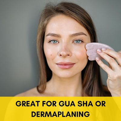 Doppeltree Face Oil for Glowing Skin and Gua Sha Facial Massage, Dermaplaning Facial Oil Anti Aging with Cold-pressed Rosehip Oil, Jojoba Oil, Almond Oil and Vitamin C &amp; E