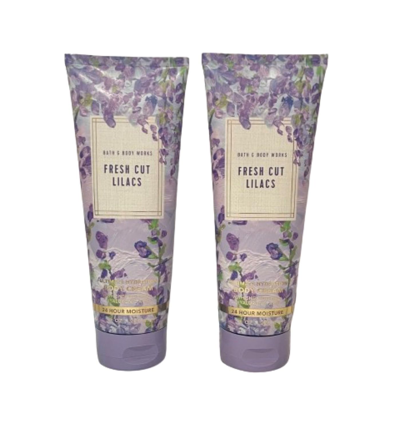 Bath &amp; Body Works Ultimate Hydration Body Cream For Women 8 Fl Oz 2- Pack (Fresh Cut Lilacs)