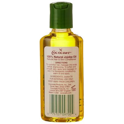 Cococare 100% Jojoba Oil - Deep Moisturizing &amp; Nourishing Jojoba Oil for Skin - Perfect for Hair Care - 2 oz
