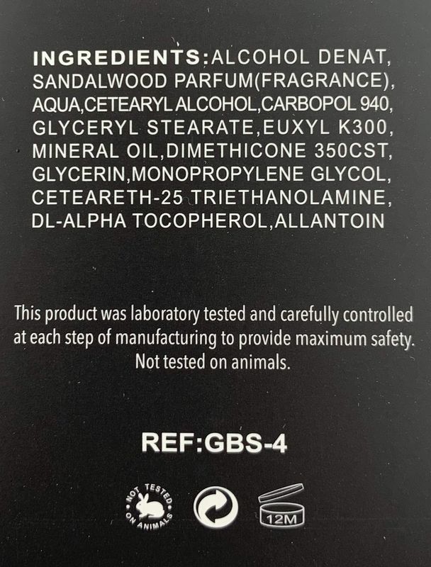 G.B.S Aftershave Balm, Sandalwood, 5-Ounce