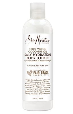 100% Virgin Coconut Oil Daily Hydration Body Lotion by Shea Moisture for Unisex - 13 oz Body Lotion