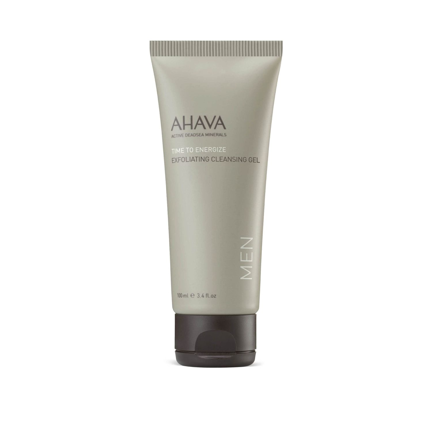AHAVA Men&#39;s Exfoliating Cleansing Gel - Helps Against Clogged Pores, Smoothes &amp; Cleans, Refreshes &amp; Energizes the Skin with exclusive Osmoter &amp; antioxidant botanic complex: G-Force, 3.4 Fl.Oz