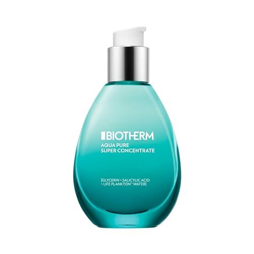 Biotherm Aquasource Aqua Pure Super Concentrate, Serum for Combination to Oily Skin, Face Moisturizer with Salicylic Acid, Minimizes Pores, Controls Shinefor Clear and Pure Skin, 1.7 Fl. Oz