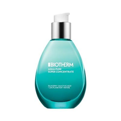 Biotherm Aquasource Aqua Pure Super Concentrate, Serum for Combination to Oily Skin, Face Moisturizer with Salicylic Acid, Minimizes Pores, Controls Shinefor Clear and Pure Skin, 1.7 Fl. Oz
