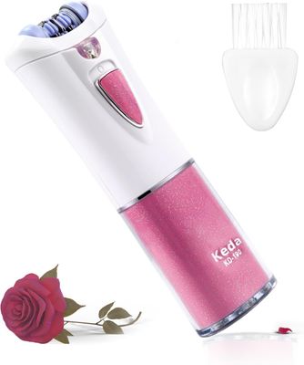 Glabrouse Skin Epilator, Epilators Hair Removal for Face, Epilators with LED Light, Cordless Hair Removal Device, Epilator for Women, Facial Hair Removal for Bikini Arm Legs Armpits