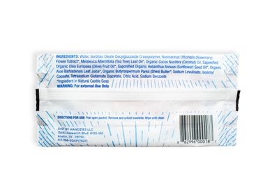 Handzies Alcohol-Free Natural Soap and Water Cleansing Towelettes - Free&amp;Clear - 30ct soft pouch - Pack of 3 (90 total towelettes)