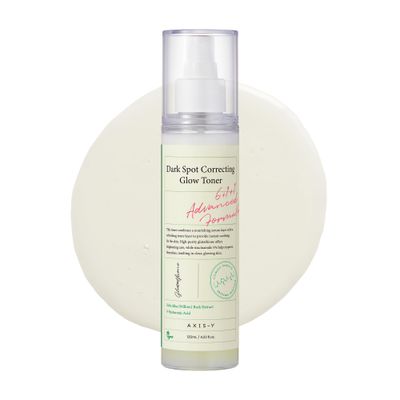 AXIS-Y Dark Spot Correcting Glow Toner with 98% Glutathione &amp; 5% Niacinamide | Brightening &amp; Soothing Toner with Hyaluronic Acid | Vegan &amp; Cruelty-Free Korean Skin Care | 125ml / 4.22 fl. oz.