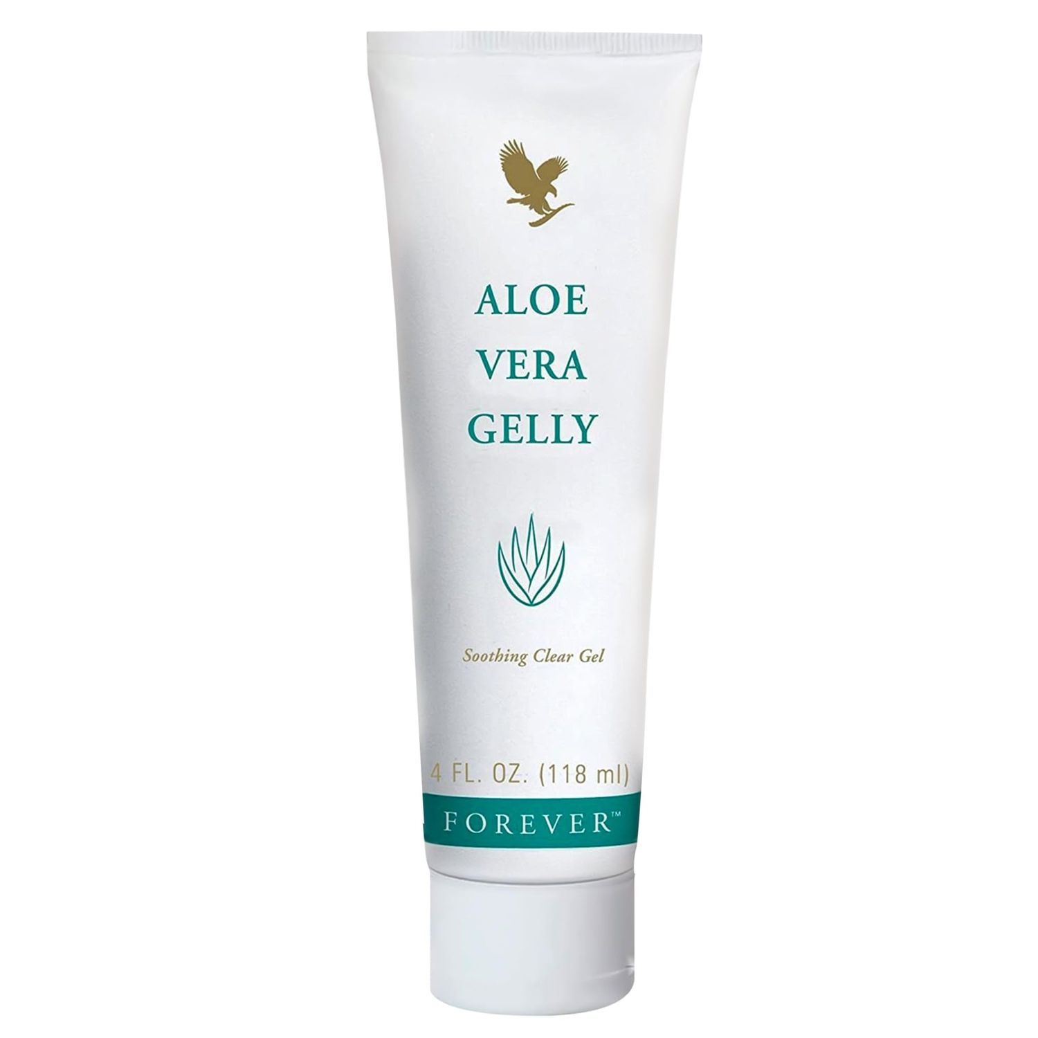 Forever Living Aloe Vera Gelly - Pure Aloe Gel - Soothing and Moisturizing Skin - Non-Staining &amp; Fast-Absorbing - Vegan &amp; Gluten-Free - 4 fl oz