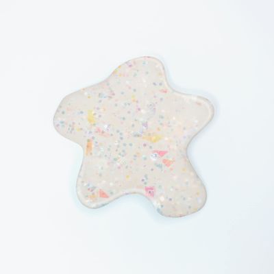 Dazzle Dry Nail Lacquer (Step 3) - Cold As Ice - An iridescent white sheer glitter. (0.5 fl oz)