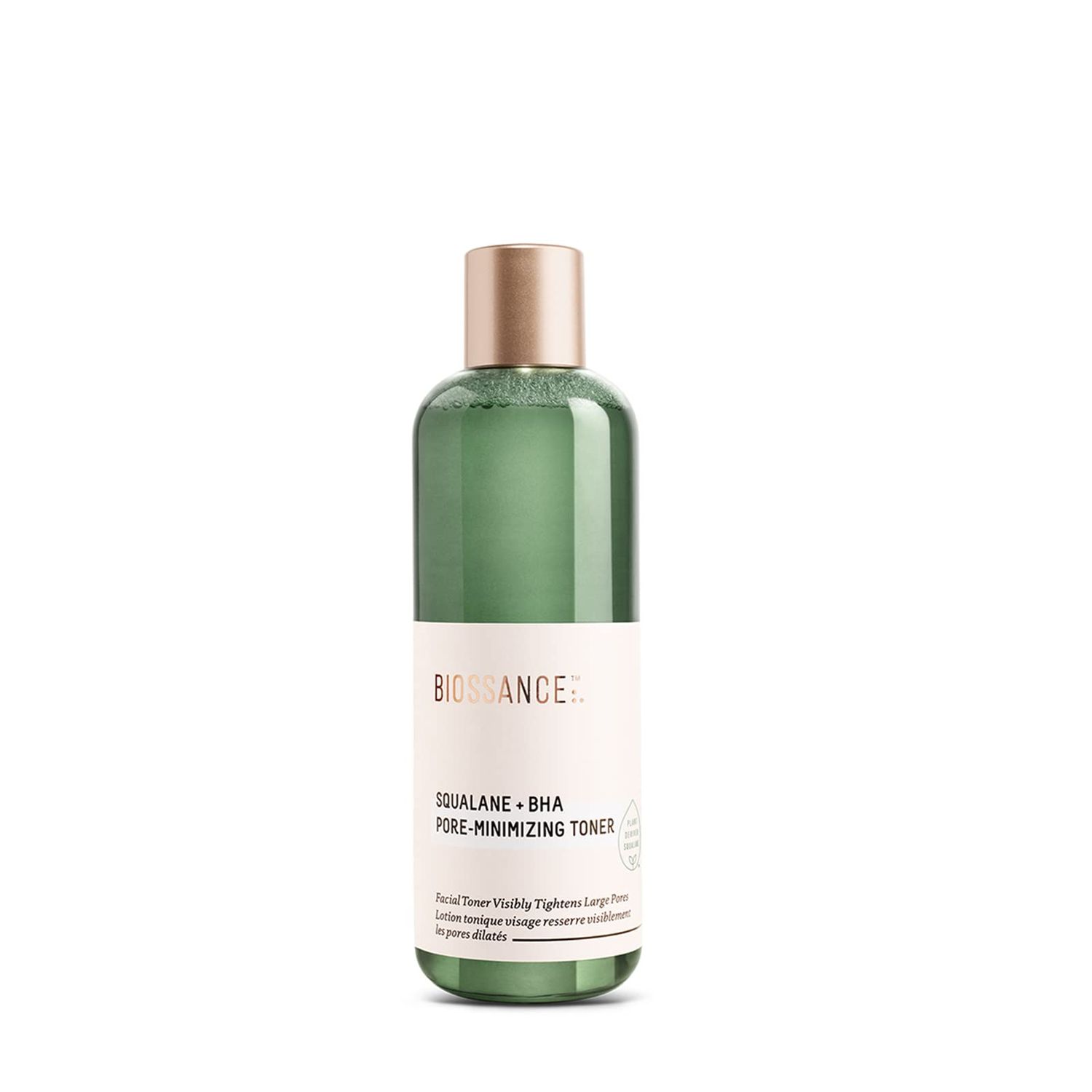 Biossance Squalane + 2% BHA Pore Minimizing Toner - Hydrating &amp; Gentle Exfoliating Facial Toner for Smooth Skin - Reduces Pores &amp; Moisturizes - Natural BHA &amp; Squalane for Daily Use, 4.5 fl oz