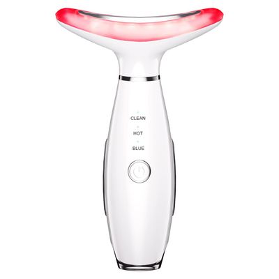 3-in-1 Beauty Massager for Face and Neck, Based on Triple Action LED, Thermal, and Vibration Technologies for Skin Care,Improve,Firm,Tightening and Smooth