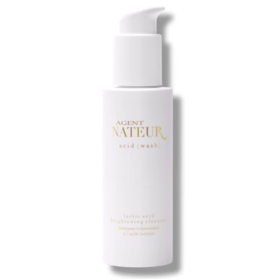 Agent Nateur - acid (wash) Natural Lactic Acid Skin Illuminating Cleanser | Vegan, Non-Toxic, Clean Skincare (4.05 fl oz | 120 mL)