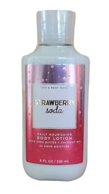 Bath and Body Works Super Smooth Body Lotion Sets Gift For Women 8 Oz (Strawberry Soda)