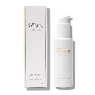 Agent Nateur - acid (wash) Natural Lactic Acid Skin Illuminating Cleanser | Vegan, Non-Toxic, Clean Skincare (4.05 fl oz | 120 mL)