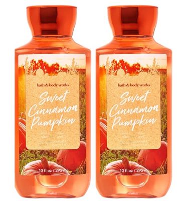 Bath &amp; Body Works Signature Collection Shower Gel For Women10 fl oz Pack Of 2 (Sweet Cinnamon Pumpkin)