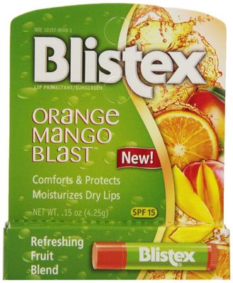Blistex Lip Protectant SPF 15 Orange Mango Blast.15 oz