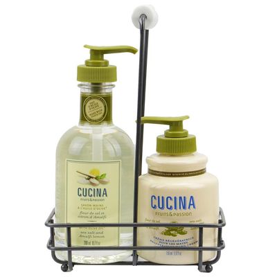 Fruits &amp; Passion Cucina Sea Salt and Amalfi Lemon Hand Care Duo Set