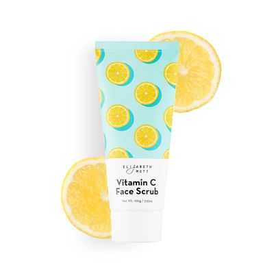 Elizabeth Mott Sure Thing Vitamin C Face Scrub - Heat Activated, Deep Pore Cleansing, Exfoliating Facial Cleanser to Buff and Smooth Skin - Vegan, Cruelty Free Skincare Product for Clear Skin, 3.52 oz