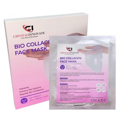 Deep Bio-Collagen Face Mask: Luxurious Treatment That Rejuvenates And Hydrates Your Skin. Enriched With Collagen, Boosts Elasticity, And Reduces Fine Lines, Radiant, Youthful Glow