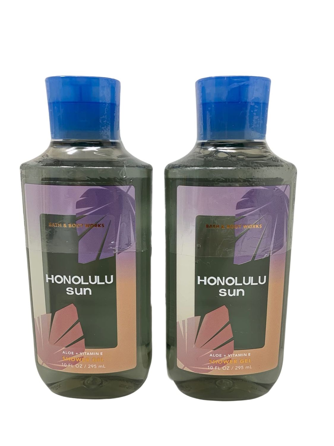 Bath and Body Works Honolulu Sun Shower Gel Gift Sets For Women 10 Oz 2 Pack (Honolulu Sun)