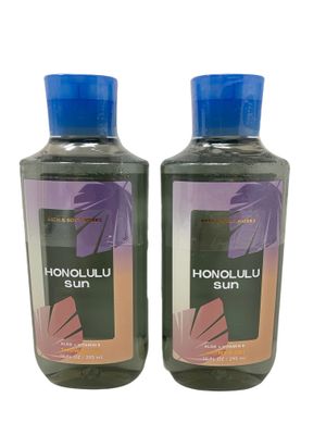 Bath and Body Works Honolulu Sun Shower Gel Gift Sets For Women 10 Oz 2 Pack (Honolulu Sun)