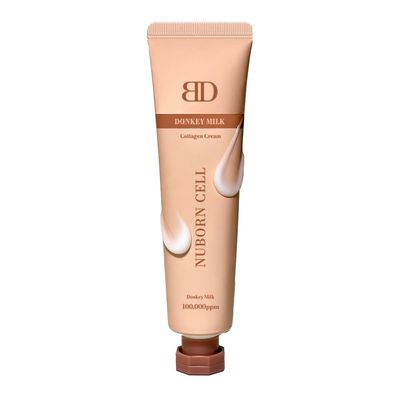 BLANC DUBU NUBORN CELL Donkey Milk Collagen Cream | Instant glow with 10% Donkey Milk | Type 1 Collagen for Visibly Smooth and Dewy Skin | All Skin Types 65ml