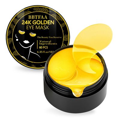 BBTFAA  Under Eye Patches, 24K Eye Mask for Puffy Eyes &amp; Dark Circles Treatments, Reduce Under Eye Bags and Smooth Wrinkles, Eye Skin Care Pads for Beauty &amp; Personal Care