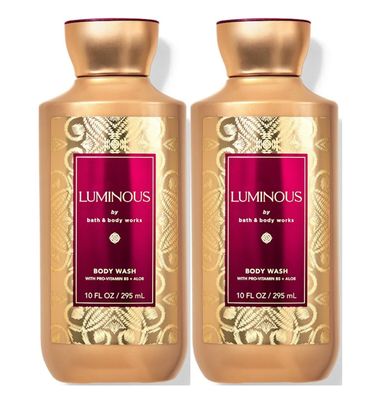 Bath &amp; Body Works Luminous Signature Collection Shower Gel For Women10 fl oz Pack Of 2 (Luminous)
