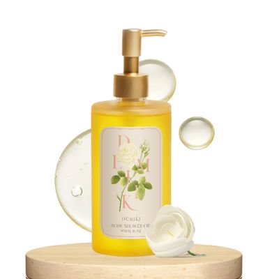 DEMIKI Shower Oil Body Wash for Sensitive Skin. Nourishing &amp; Hydrating Body Oil for Dry Skin.Winter Care,Soothes, Softens and Locks in Moisture,10 Fl.oz (300ml)