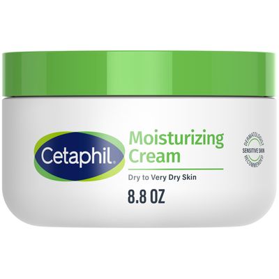 Cetaphil Face &amp; Body Moisturizer, Hydrating Moisturizing Cream for Dry to Very Dry, Sensitive Skin, NEW 8.8 oz, Fragrance Free, Non-Comedogenic, Non-Greasy (Packaging May Vary)
