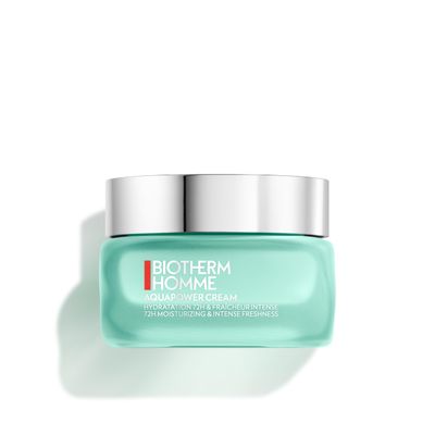 Biotherm Homme Aquapower Hydrating Cream Moisturizer for Men, P.Antartica, Mannose &amp; Hyaluronic Acid 72H Long-lasting Concentrated Hydrator, Reinforces Natural Hydrating System, 1.7 Fl. Oz.