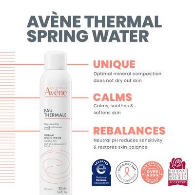 Eau Thermale Avne Thermal Spring Water, Soothing Calming Facial Mist Spray for Sensitive Skin - 10.1 fl. oz.