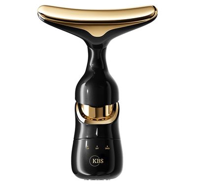 Generic KBS Essentials Face, Eye and Neck Massager with 3 Attachments, Battery Powered Vibration, Black