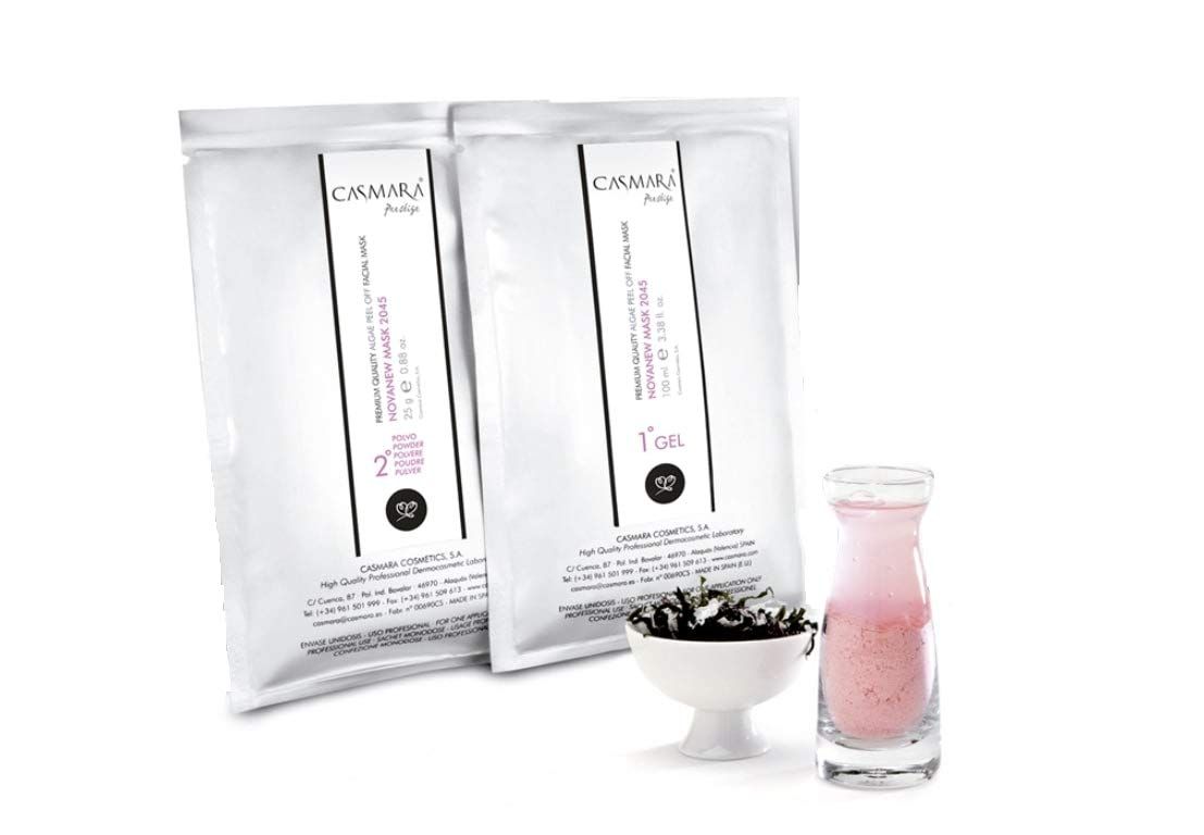 Casmara Premium Quality Algae Peel Off Facial Masks/novanew Mask/2045/4.26 Ounce/mask Gel(3.38 Oz)/mask Powder(0.88 Oz) by Casmara