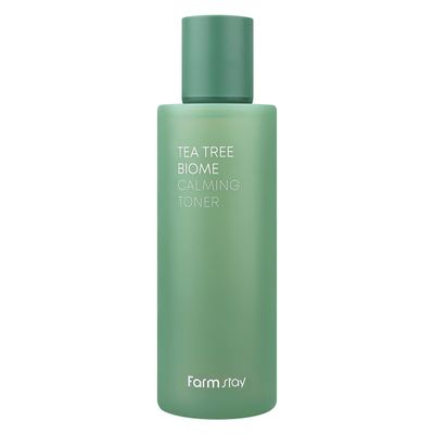 FARMSTAY TeaTree Biome Calming Toner,Pure Moisturizing Daily Face Toner for Sensitive Skin with CICA Exfoliating Without Redness, Deep Hydration,Korean Skincare,for Men&amp;Women,Teenagers 6.76 Fl.Oz