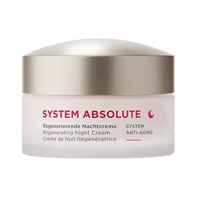 ANNEMARIE BRLIND - SYSTEM ABSOLUTE Regenerating Night Cream - Anti Wrinkle Moisturizer with Retinol, Aloe, Algae and Meadowfoam Extracts - Nourishes, Tones, and Hydrates - 1.69 Fl. Oz