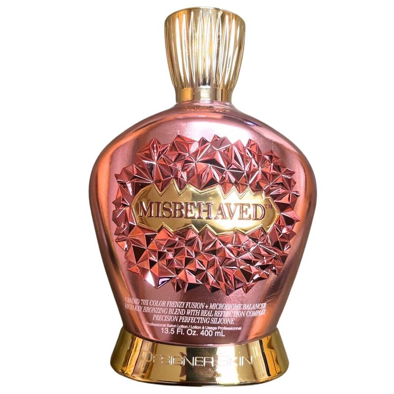 Designer Skin Misbehaved 70X Color Frenzy Fusion Tanning Bed Lotion, 13.5 fl oz DHA Bronzers, Tanning Bed Lotion for Indoor or Outdoors