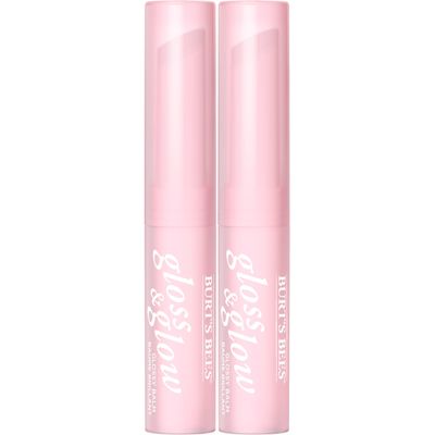 Burts Bees Gloss and Glow Glossy Balm, 100% Natural Origin, Wine Wednesday, 1 Tube