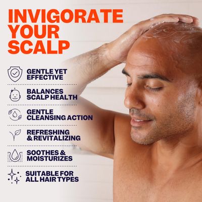 Freebird Scalp Cleanser - 90mL Detoxifying Head Wash, All-Natural Gentle Scalp Scrub, Refreshing & Soothing, Paraben-Free, Travel Size, Nourishing Daily Cleanser for Bald Men and Women